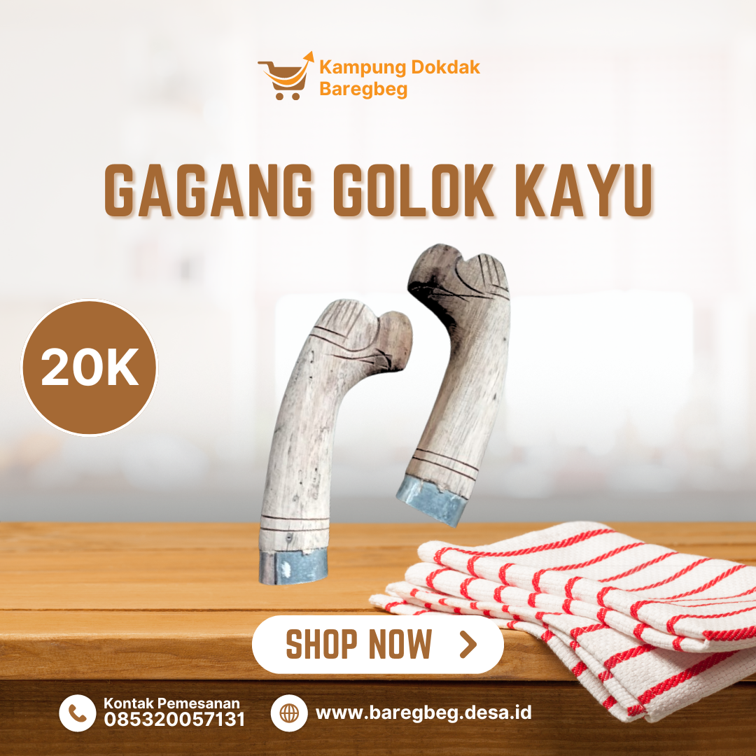 Gagang Golok Kayu