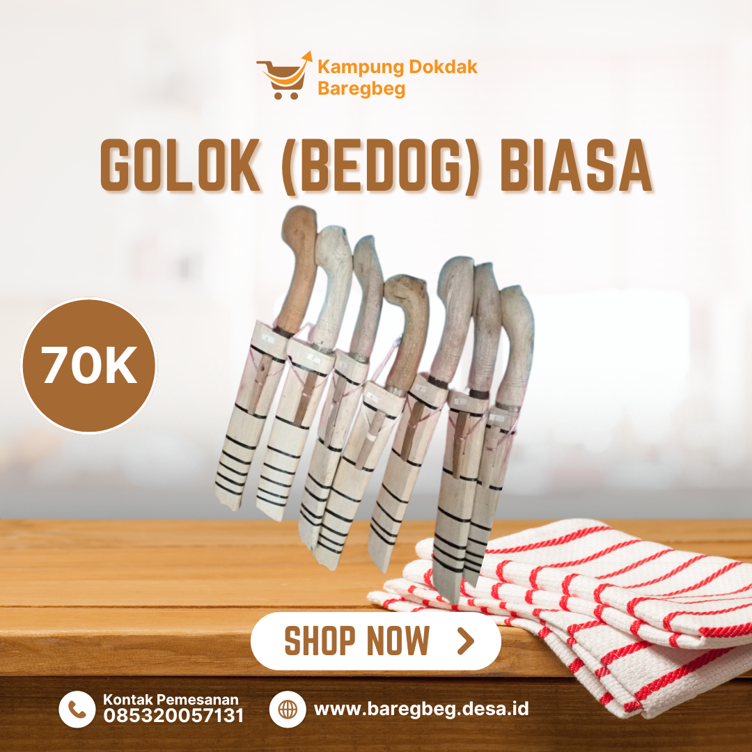 Golok / Bedog Biasa